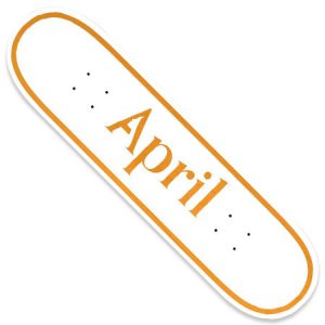 Photo de la planche april og logo orange