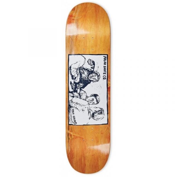 planche-polar-paul-grund-cold-streak-orange-deck-825 photo de la planche polar cold streak Paul grand orange