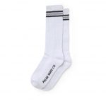 photo des chaussettes polar stripe socks white grey