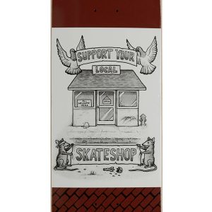 Image de la planche du skateshop day de deluxe sf