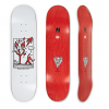 photo de la planche de skateboard polar team heaven white