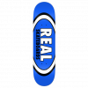 photo de la planche de skateboard real team oval blue