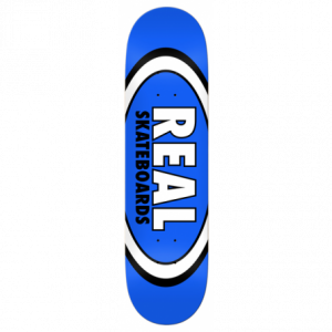 photo de la planche de skateboard real team oval blue