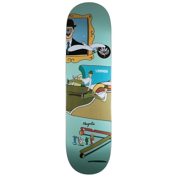 photo de la planche de skateboard magenta lucid dream jimmy lannon