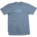 photo du tshirt baker brand logo slate blue