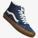 Image de la chaussures Vans Pro Sk8 Hi Suede de la couleur Blue Denim
