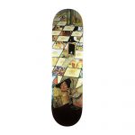 photo de la planche de skateboard magenta ben gore museum