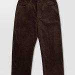 Image du pantalon volcom lurking about cord en marron brun foncé