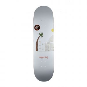 photo de la planche de skateboard magenta day one off