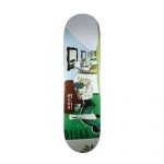 photo de la planche de skateboard magenta hugo maillard museum