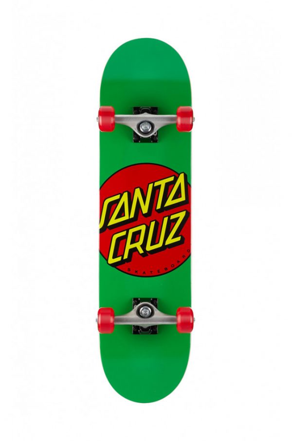 Image de la planche de skate complète santa cruz classic dot en taille 7.8 pouces