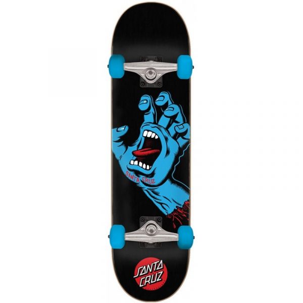 Image de la planche de skatebaord complete santa cruz screaming hand 8.0
