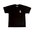 photo du tshirt de skateboard vega bonesaw black white