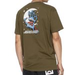 photo du tshirt de skateboard santa cruz cosmic bone uniform green
