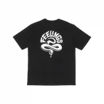 Image du T-shirt and feelings snake noir black