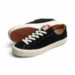 photo des chaussures de skateboard last resort vm003 black white