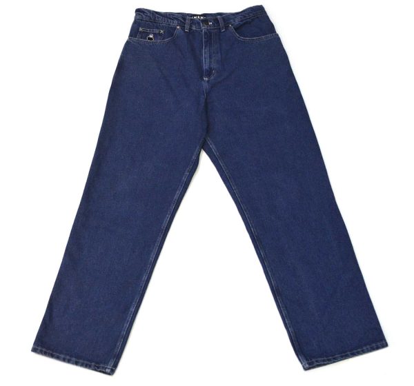 photo du pantalon de skateboard nnsns bigfoot dark denim