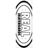 photo de la planche de skateboard real team oval white