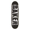photo de la planche de skatebard baker brand logo black