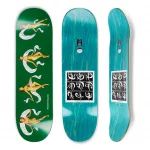 photo de la planche de skateboard polar gonzalez dancing lady green