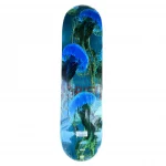 photo de la planche de skateboard atlantic drift jelly blue