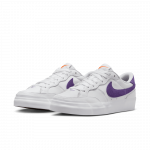 photo des chaussures de skateboard nike sb pogo white court purple