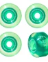 photo des roues spitfires sapphire clear green 53mm