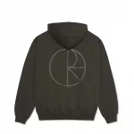 Image du dave hoodie polar stroke logo dirty black