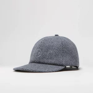 Image de la casquette polar tom cap wool blue check