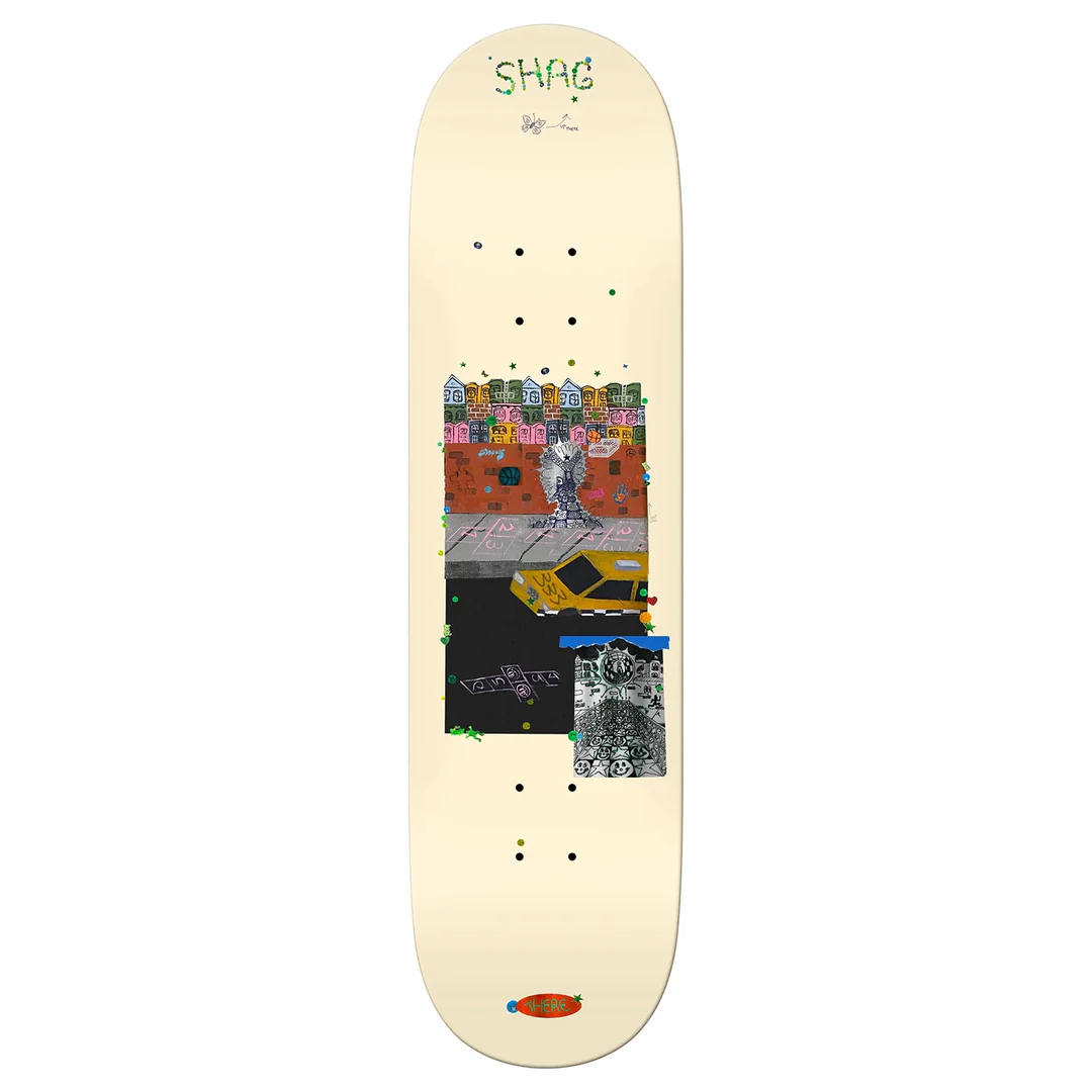Planche skateboard There Shag Shag city true fit Cream 8.25 - Vegaskateshop
