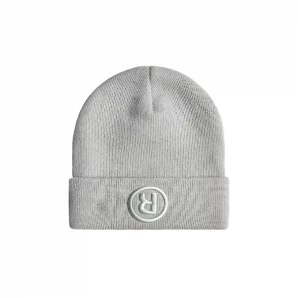 RLOGObeanielight-grey_0 photo du bonnet rave skateboard light grey