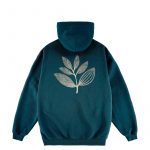Image du hoodie magenta botanic petrol blue