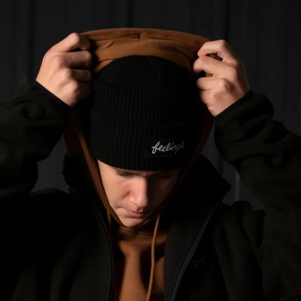 AndFeelingsFall23StripeBeanieBlack1