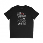 Image du t-shirt cleaver skateboard kazwes noir