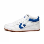 photo des chaussures de skateboard converse cons fastbreak pro mid white blue