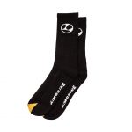 Image des chaussettes limosine gold toe socks black