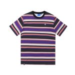 Image du t-shirt hélas rayure tee purple black