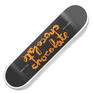 photo de la planche de skateboard chocolate twin chunk black