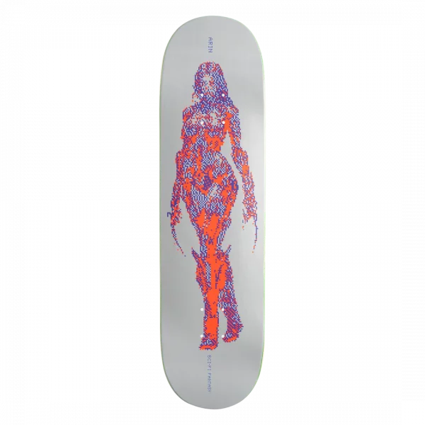 photo de la planche de skateboard arin lester provencher