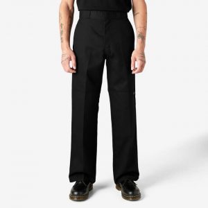 Image du pantalon dickies work pant double knee loose fit noir