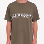 photo du tshirt volcom skatevitals remy sst 2 dark earth