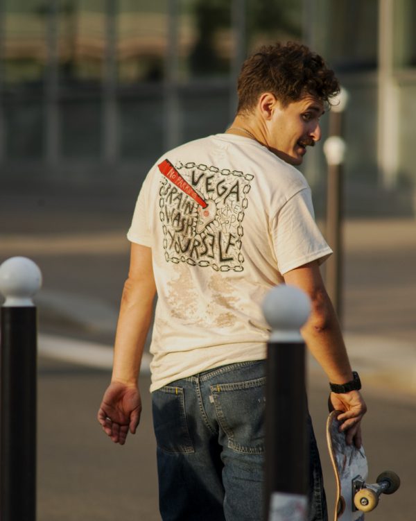 T-shirt brainwash x vega slappy natural