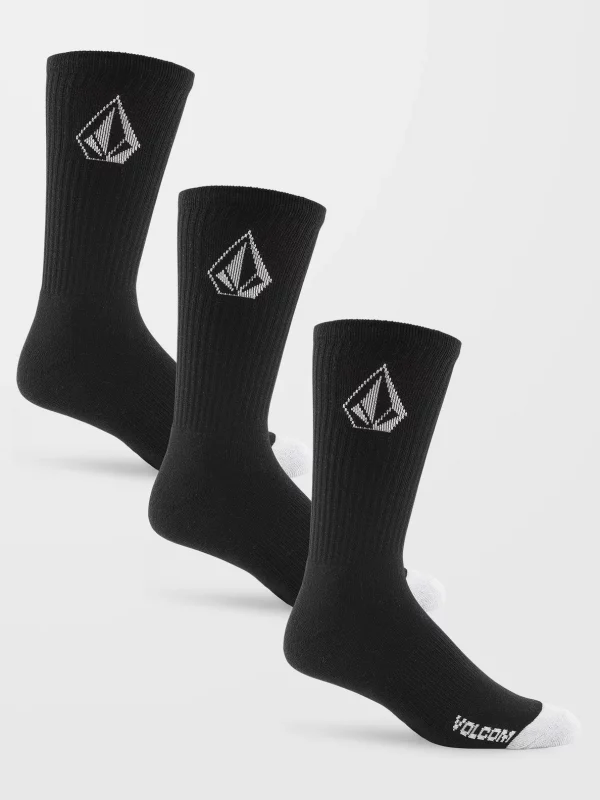 photo des chaussettes volcom 3 pack black