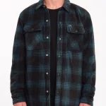 Image de la surchemise volcom fleece evergreen