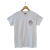 spiral white front Image du t-shirt vega x brainwash spiral white