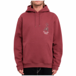 photo du sweatshirt volcom harry lintell merlot