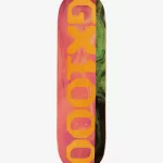 photo de la planche de skateboard gx1000 split veneer pink olive 8.6