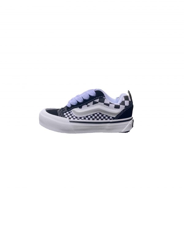photo de la chaussure enfant knu skool checker black white