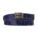 photo de la ceinture butter goods breakdown woven belt blue