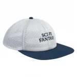 photo de la casquette sci fi logo white blue